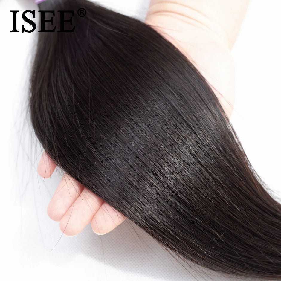 HD Quality Brazilian Straight Hair Weaves Human Hair Bundles Straight Hair Extension Natural Color 1 Bundle