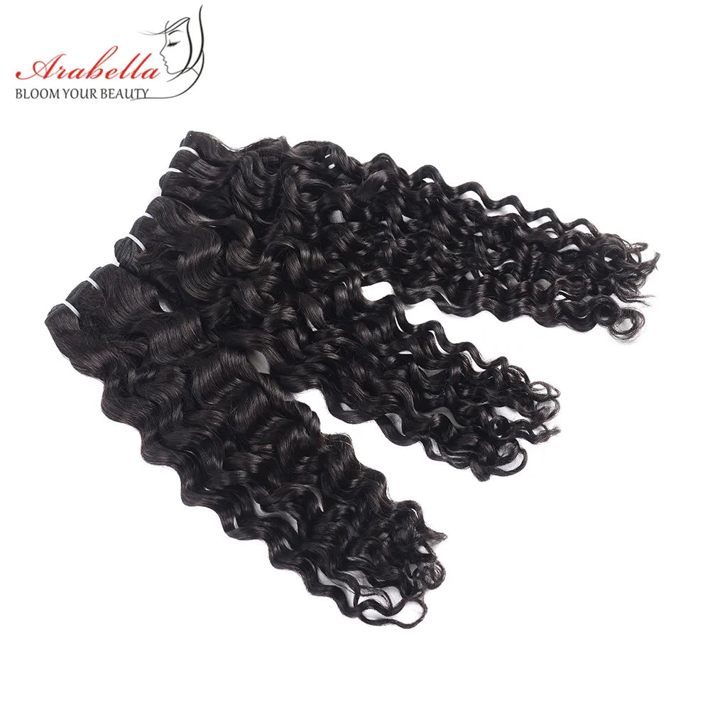 HD Quality Super Double Drawn Water Wave Human Hair Bundles