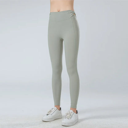 High Quality Women Yoga Leggings High Waist Elastic Good Quality Sports Pants Fitness Running Girl Gym Outdoor Tights