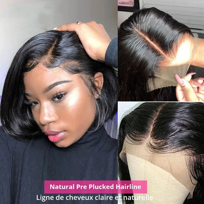 HD Quality Short Bob Brazilian Human Hair Wig